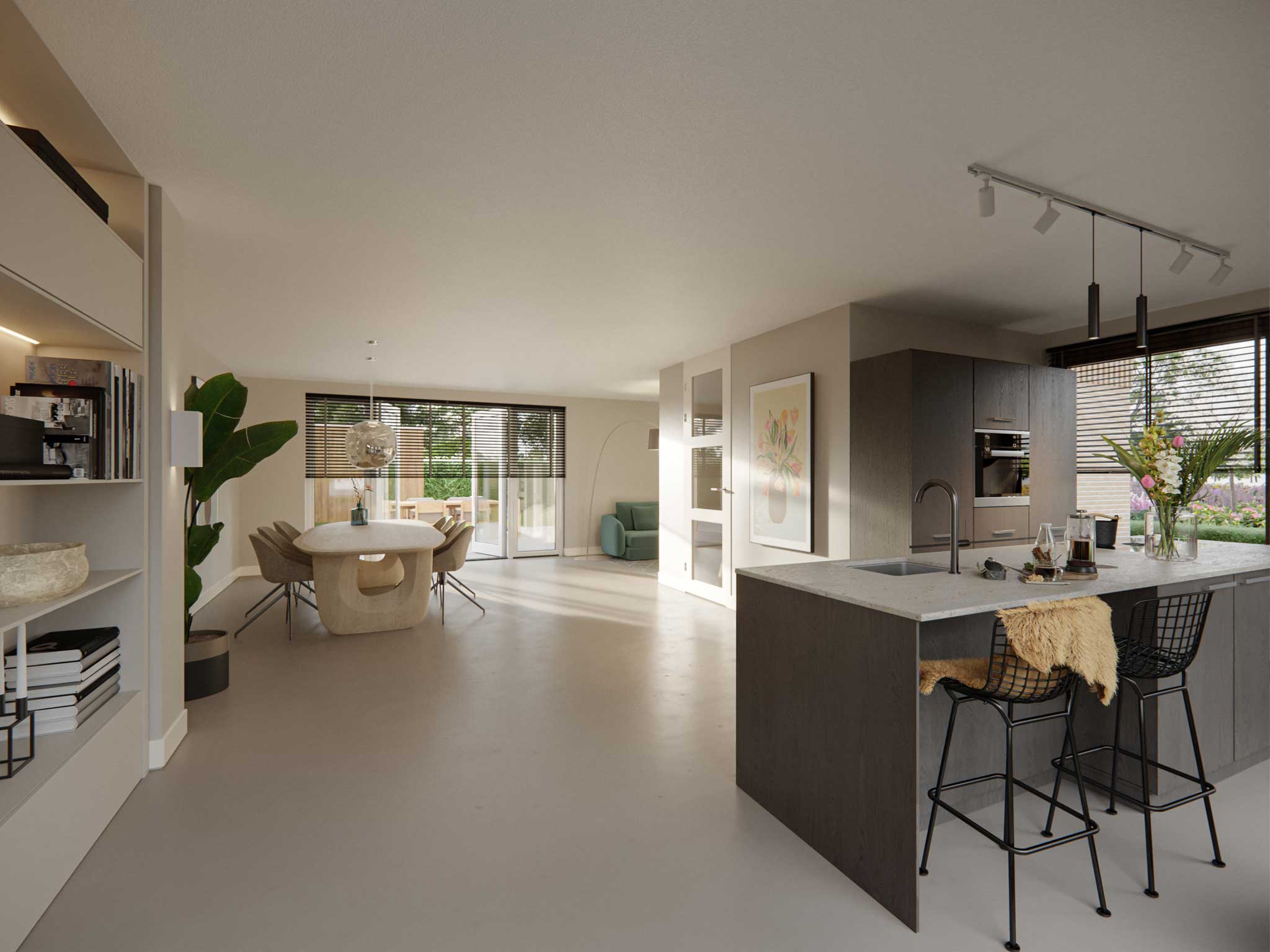 Nieuwbouw Breda Parklangendijk Kruidentuin Interieur Hoekwoning Dille Bnr 44 63